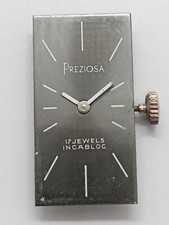 Vintage watch Movement cal. PUW 1175 Good Balance Solid Silver Crown