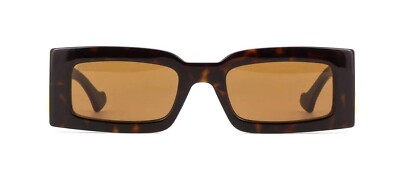 Gucci GG1425S Havana/Brown (002) Sunglasses | eBay