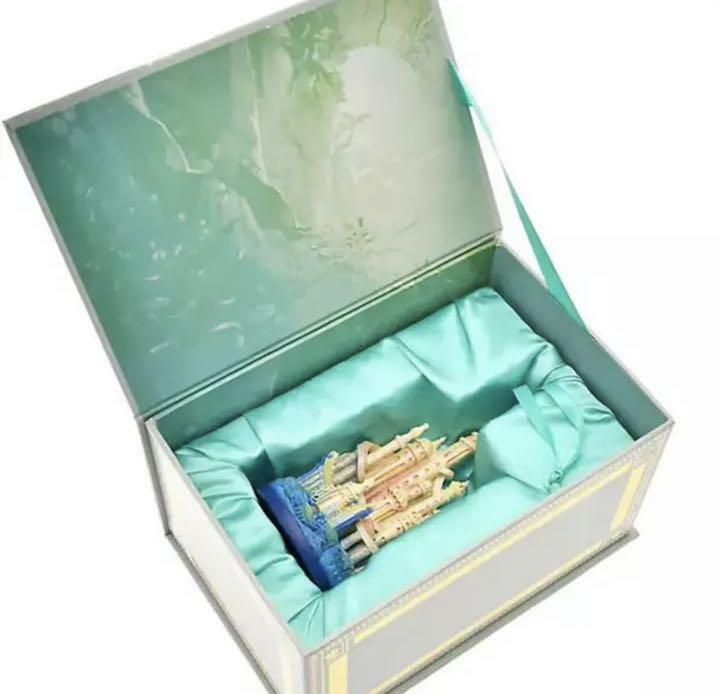 El estilo castillo de la sirenita figura limitada Disney colección bienes orn...