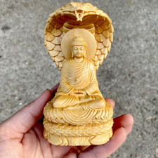 🐍 Statua del Buddha in Meditazione Sotto il Nāga Serpente 🐍