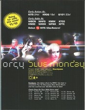 ORGY Rare 1998 Blue Monday PROMO TRADE AD Poster for Candyass CD MINT 8.5x11