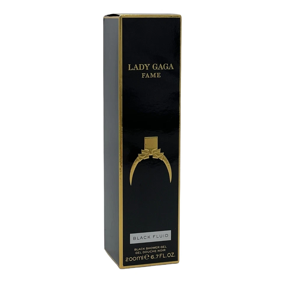 Gel de ducha líquido negro Lady Gaga Fame 6,7 OZ descontinuado floral miel dulce difícil de encontrar Foto 4 de 4