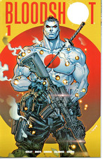 Bloodshot #1 JonBoy Meyers YELLOW EXCLUSIVE Rare and HTF! 2019 Corner Damages