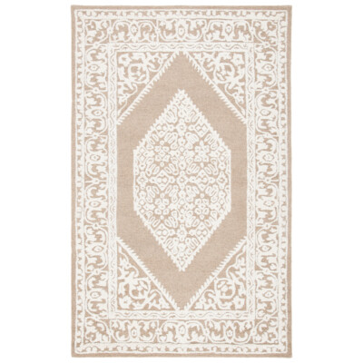 SAFAVIEH Metro MET706T Handmade Ivory / Brown Rug