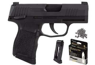 P365 Sig Sauer Airgun 4.5BB Black Extra Magazine CO2 Tanks Bundle