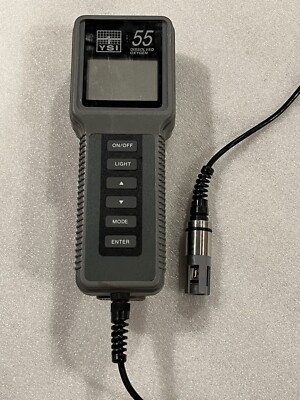 YSI MODEL 55/25 FT DISSOLVED OXYGEN METER, HANDHELD INSTRUMENT WITH CABLE