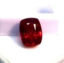 GGI Certified AAA Quality Natural Ruby Rare Collection 9.64 Ct cushion Cut