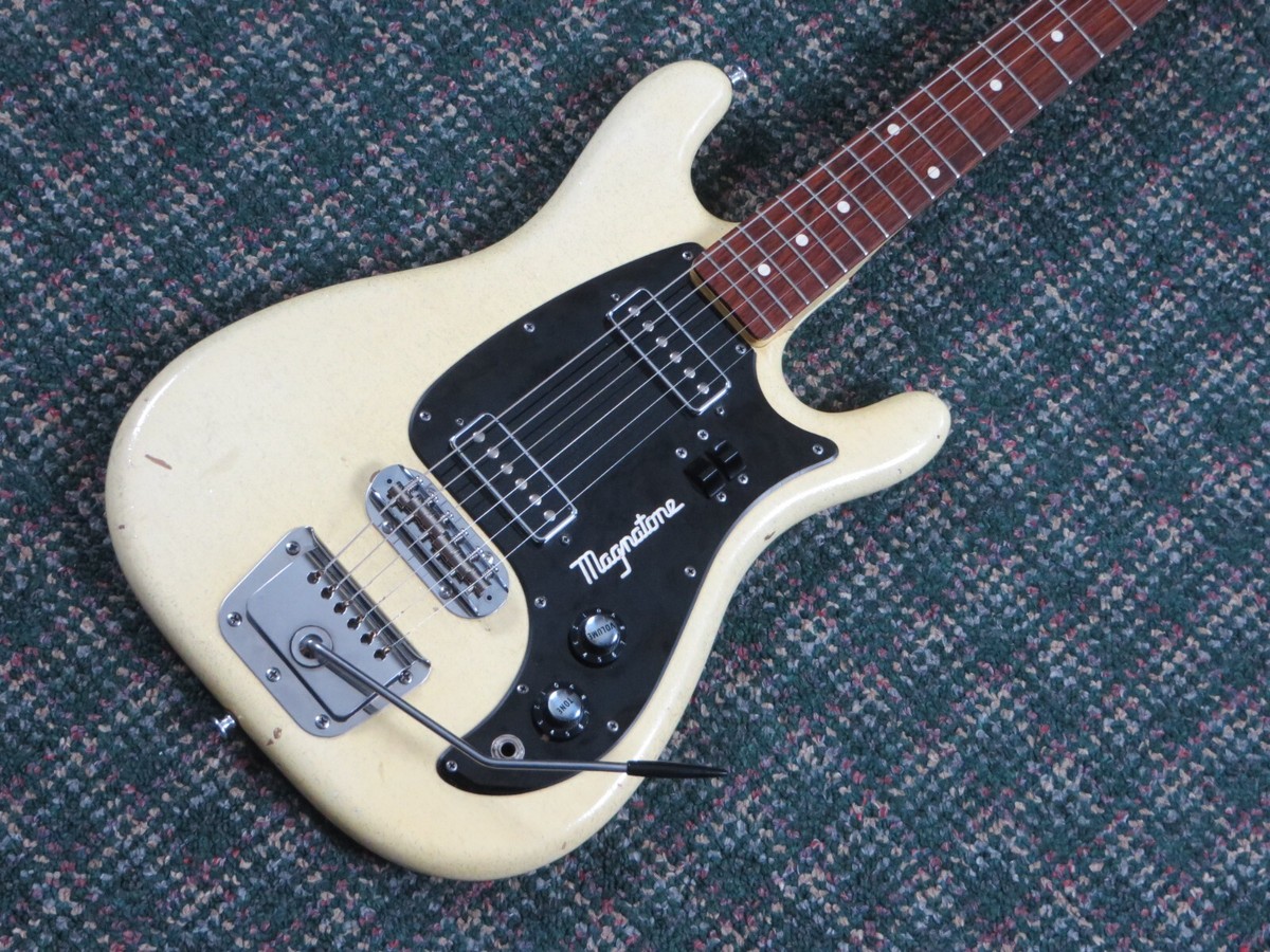 Vintage 1965 Magnatone X5 Zephyr White Sparkle! w/OHSC | eBay