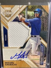 2018 Panini Elite Extra Future Threads Miguel Aparicio #FTSA-MA Patch AU (39/99)