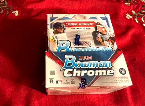 2024 Bowman Chrome Baseball Factory Fresh 12 Pack Hobby Master Box 2 AUTOGRAPHS