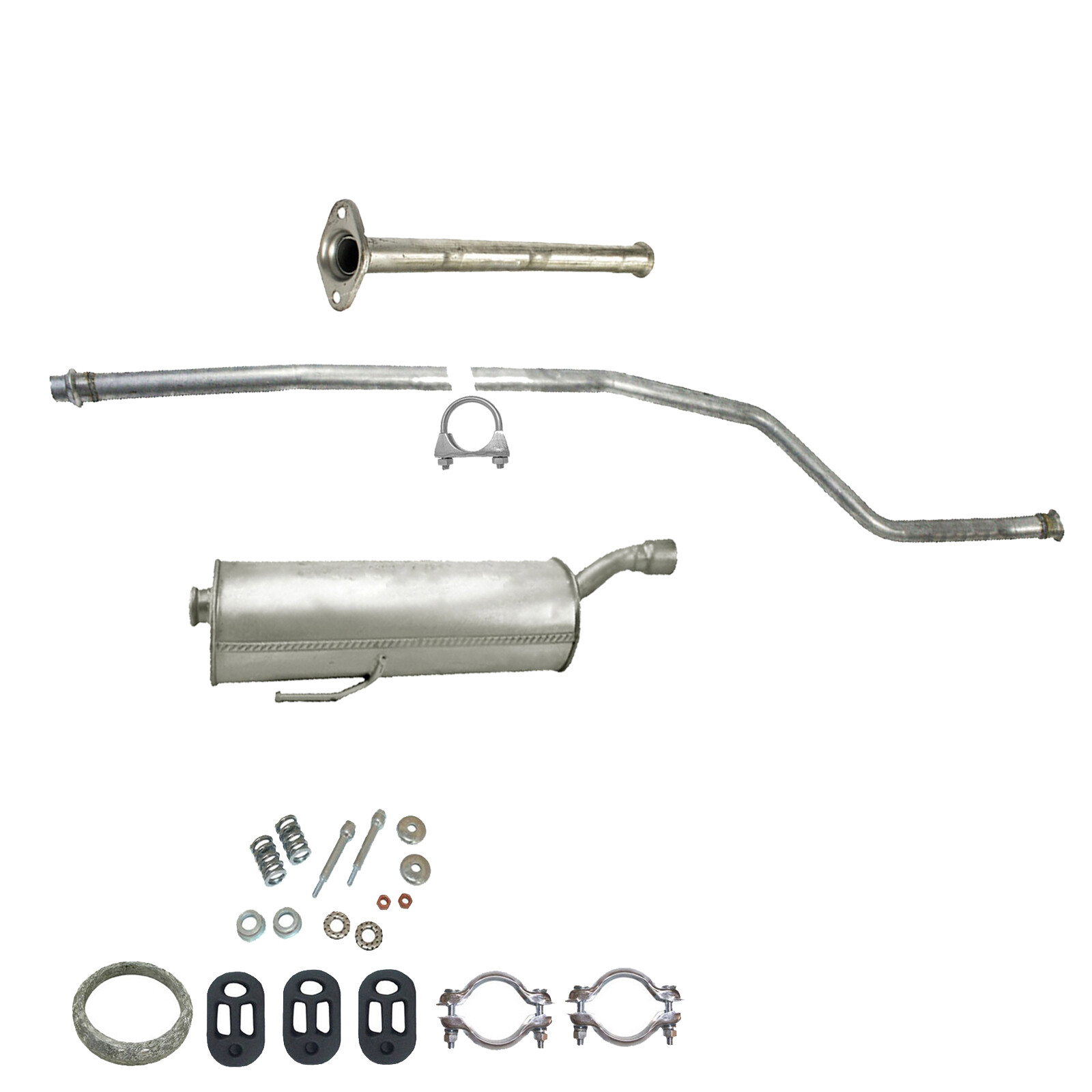 Pot D échappement Arriere Pour Peugeot 206 1.1i 1.4i 1.4i 16V 1.6i 16V