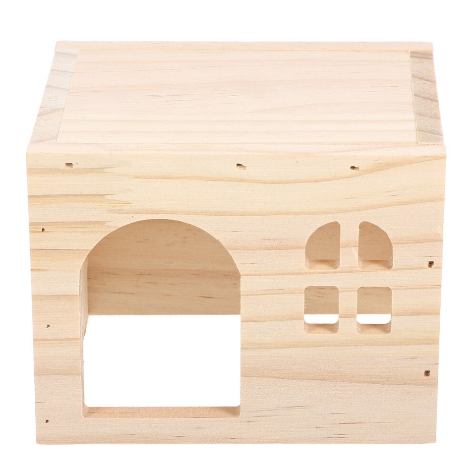 Guinea Pig Hideout House Wooden Small Animal Wooden Small Hamster