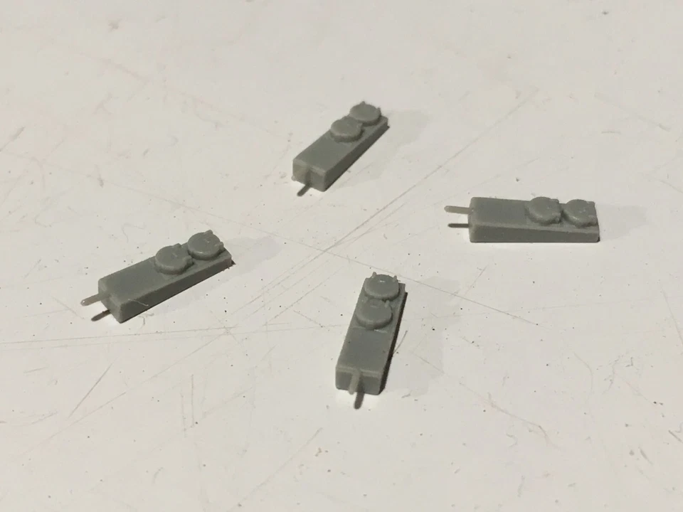 Life-Like Proto 2000 Series HO Diesel Locomotive MU Cable Plug Stands Parts - Image 2 of 2