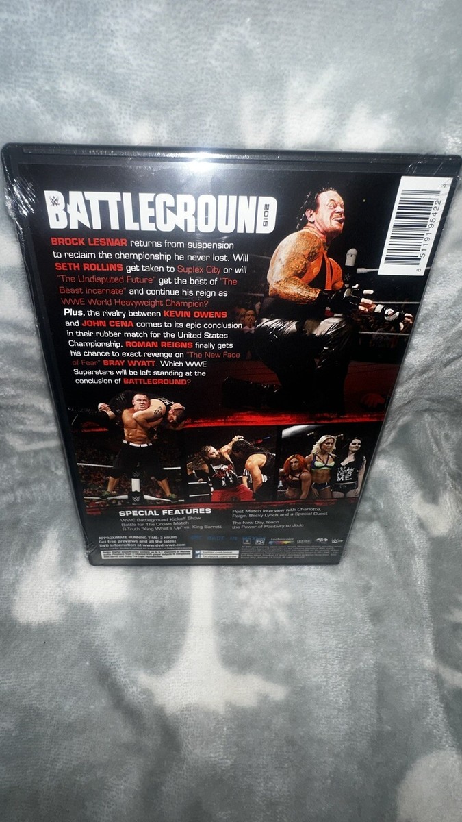 WWE バトルグラウンド 2015 [DVD] WWE: Battleground 2015 (DVD, 2015) for sale online | eBay
