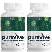 (2 Pack) Puravive Weight Loss Supplement - 120 Capsules - Made in USA - New