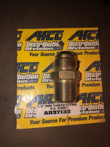 NEW AFCO 37132 TC Style Power Steering Pump Adapter Fitting, 1/2 Inch NPT / 10AN - Foto 2 di 10