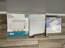 STAPLES REVEAL-N-SEAL SECURITY TINTED DBL WINDOW 8 5/8 ENVELOPES WHITE / A5-6