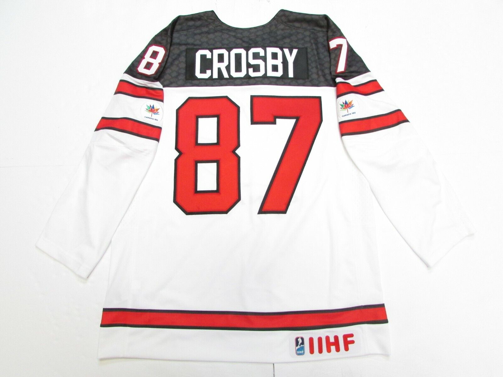 SIDNEY CROSBY TEAM CANADA BLACK NIKE HOCKEY JERSEY