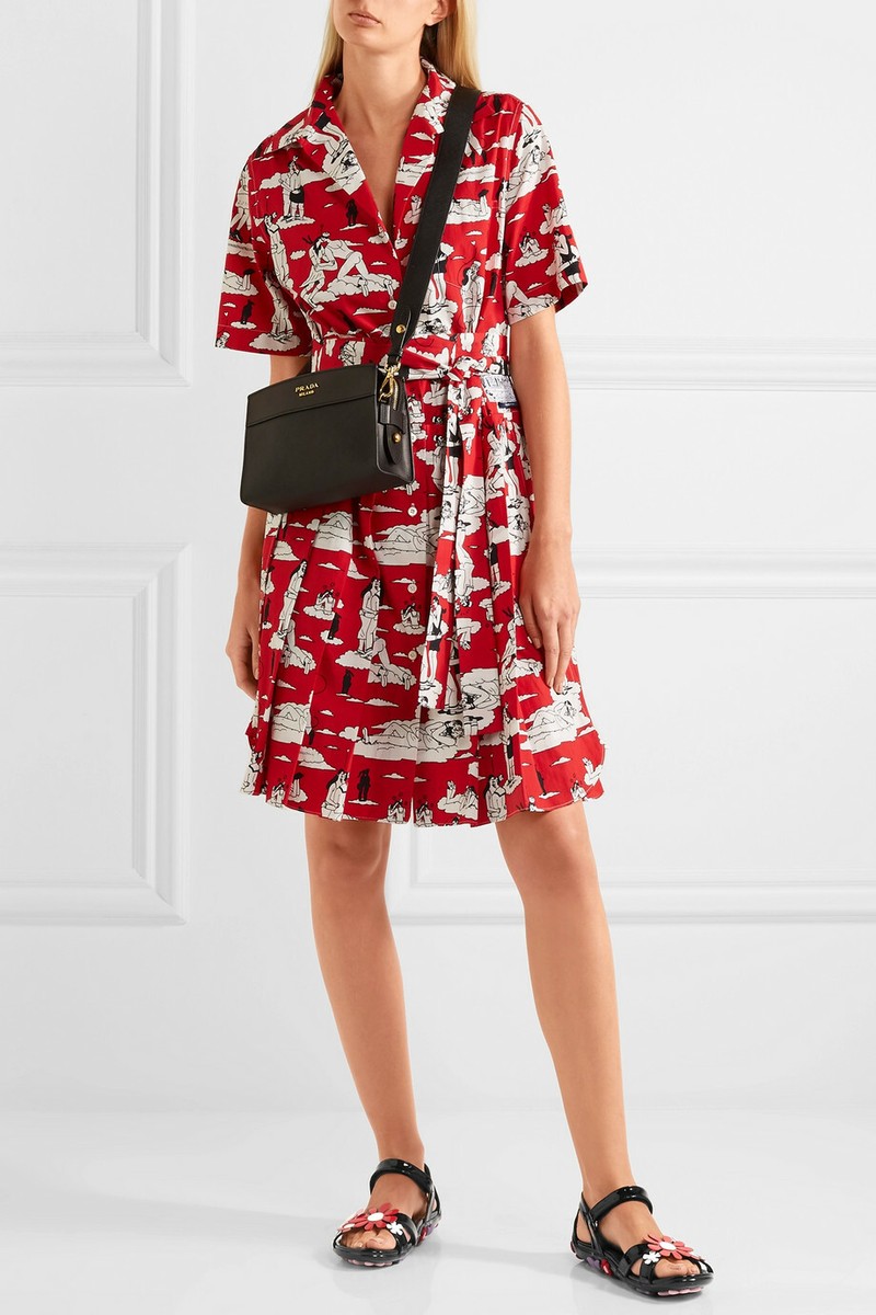 PRADA Floral appliquéd black patent-leather sandals sz US 6.5 /EU 36.5 $960  ~NEW | eBay