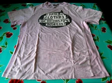 ZARA Pinkish Lilac T-SHIRT I Hate My Clothes Can You Help Me Undress? Unisex, L