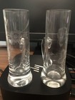 VINTAGE SET OF 6 CRYSTAL ETCHED FLORAL SHOT OR CORDIAL GLASSES W/ HANDLES 4” NEW — photo 4