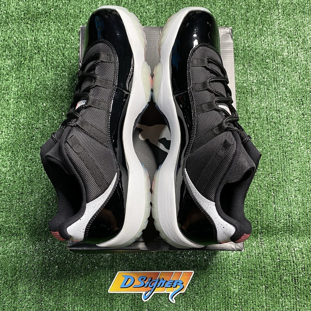 jordan 11 low infrared on feet
