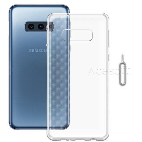 Shock Absorbing Transparent Slim Soft TPU Case f Samsung Galaxy S10e G970U Phone