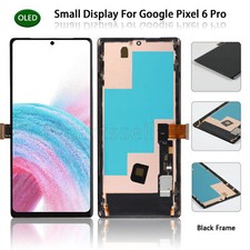 OLED Display LCD Touch Screen Replacement For Google Pixel 6 Pro Black Frame