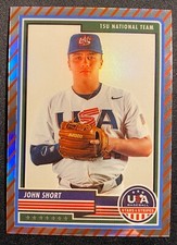 John Short 2023 Panini Stars & Stripes USA RC Rookie Prospect Stripes Parallel