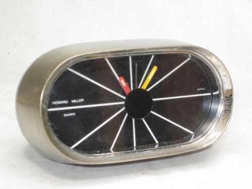 rare vintage HOWARD MILLER Quartz Japan clock space age future modernist modern  - Picture 1 of 11