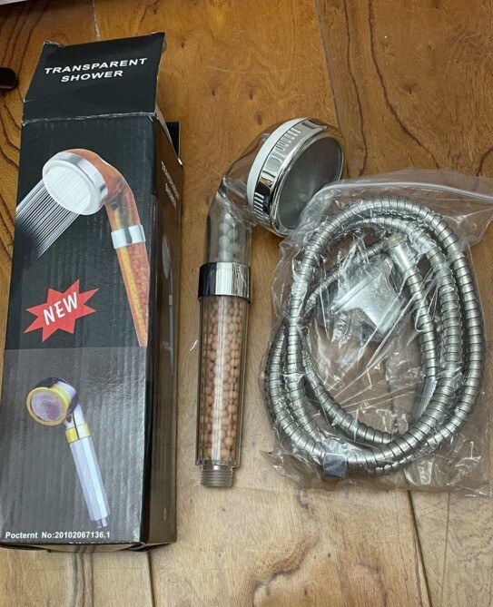 Filter Shower Head High Pressure, Balls Ionic Shower Head for Skin&Hair Health