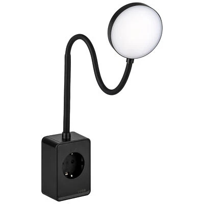 LED Steckdosenlampe dimmbar Steckerleuchte flexibel Nachtlicht mit USB-C SEBSON - Bild 1 von 4