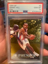 ~NEW LIGHT HOUSE LABEL PSA 10 SP FOIL GRANT HILL ROOKIE 1994 TOUGH RARE GRADE