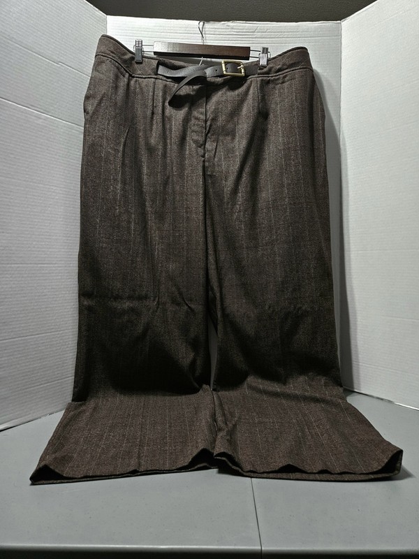 Cato Woman Size 22W Brown Pants New With Tag With Belt