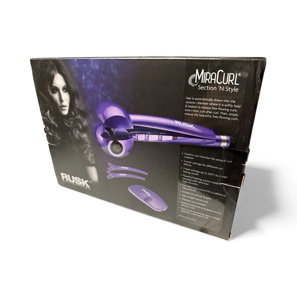 Rusk Engineering Miracurl Section N Style ♡ Special Purple Ed Hair Curl Barrel - image 2 of 4