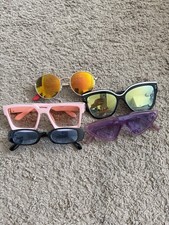 Vintage Sunglasses Lot Of 5 Unisex