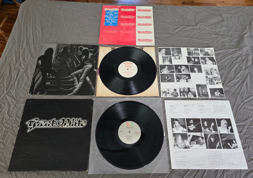 1st Press Great White EP LP Lot Face the Day SEALED 86 Out of Night 83  S/T 84