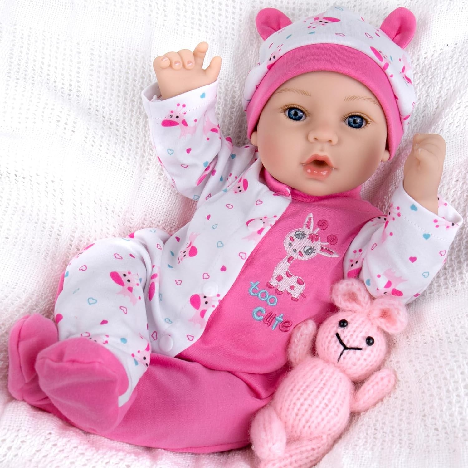 Lifelike Weighted Newborn Baby Doll Girl for Role Play & Imaginative Fun