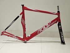 Felt S32 Aluminum Triathlon Frameset 60cm NOS 700c BSA Carbon Fork Red