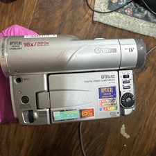 Canon Ultura A DC 7.2V Mini Digital Video Camcorder NOT TESTED SELLING AS IS