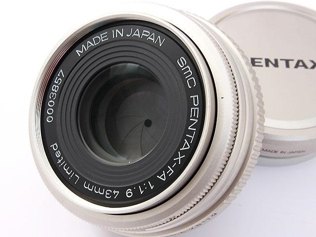 smc FA LIMITED 43mm f1.9　made in JAPAN PENTAX SMC FA 43mm F1.9 Limited Lens Made in Japan in boxed