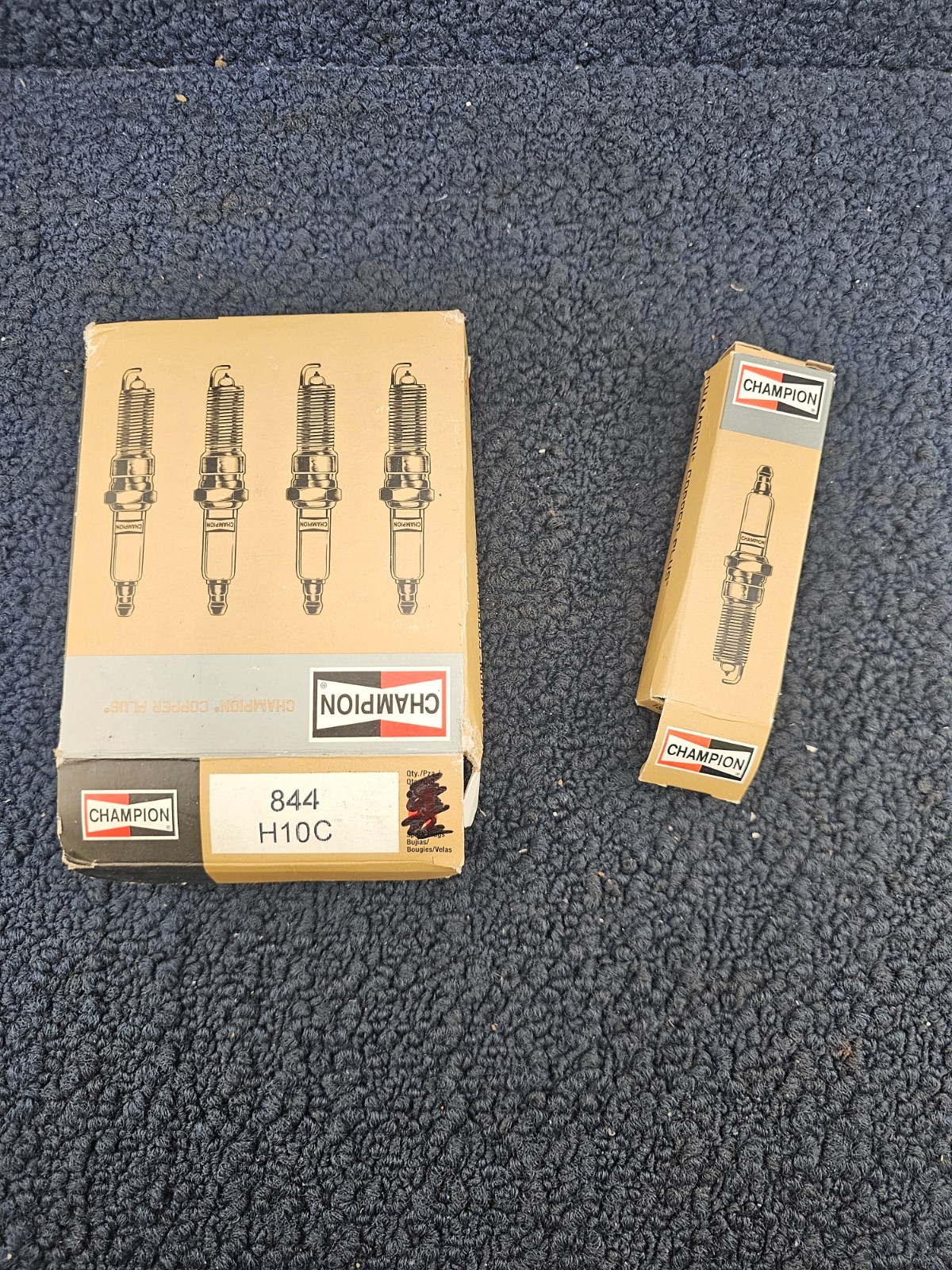 QTY 3 Champion 844 H10C Copper Plus Spark Plugs For Simca Ariane 1959-1961