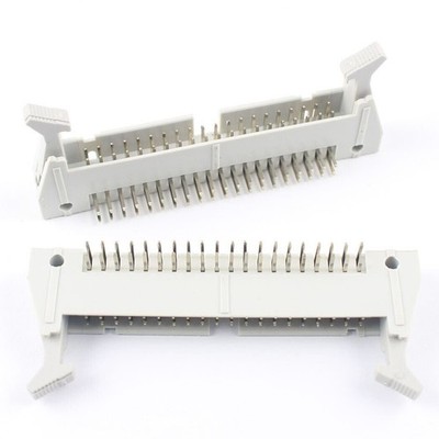 1Pcs 2.54mm Pitch 40 Pin 2x20 Male Right Angle Ejector Header Connector Latch *h