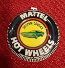 Vintage Hot Wheels Custom Cougar Badge Redline 1968 HK Metal Pin Ford. Nice!