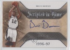 2007-08 SP Rookie Threads Scripted in Time Bruce Bowen #SIT-BB Auto 0sc