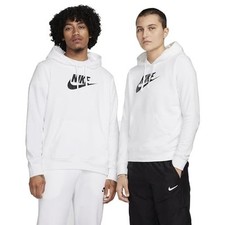 Nike Sportswear Club Women's Logo Pullover Hoodie M White