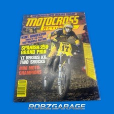 MOTOCROSS ACTION MAGAZINE AUG 1980 KAWASAKI KX250 YAMAHA YZ250 MINI MOTO CHAMP