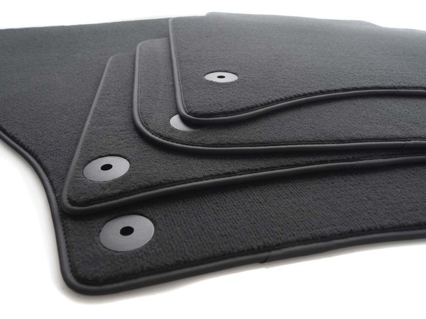 FußMatten Audi A4 8E B6 B7 Original QualitäT Velours Automatten 4-Teilig Schwarz-image