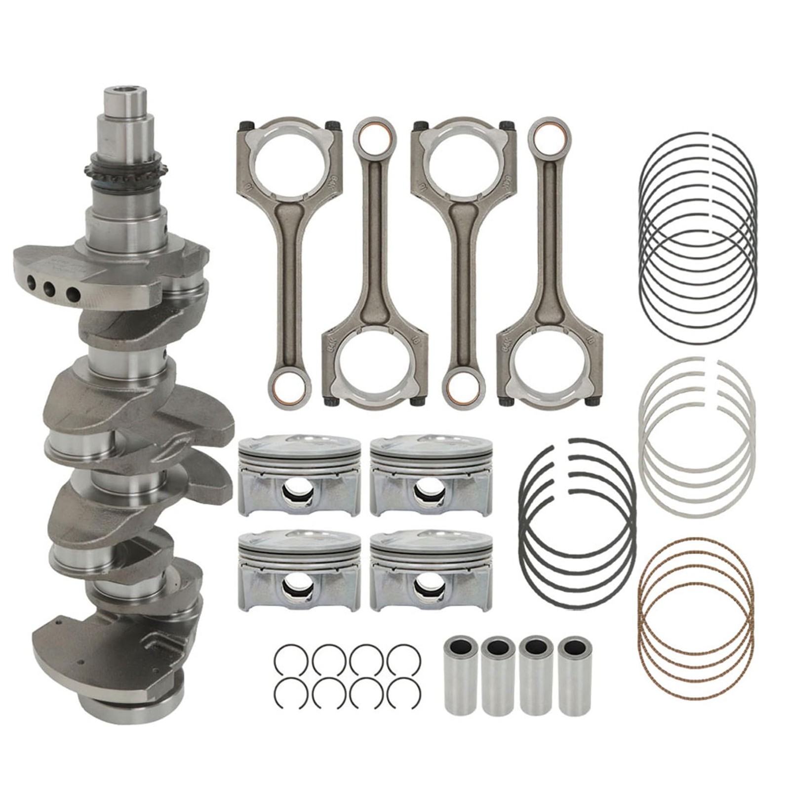 Crankshaft Rods and Piston Replacement for Kia G4NA 2.0L 2015-2017