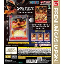 ONE PIECE CARD GAME Figure Collection Complete Set (3 types) Capsule Toy NEW